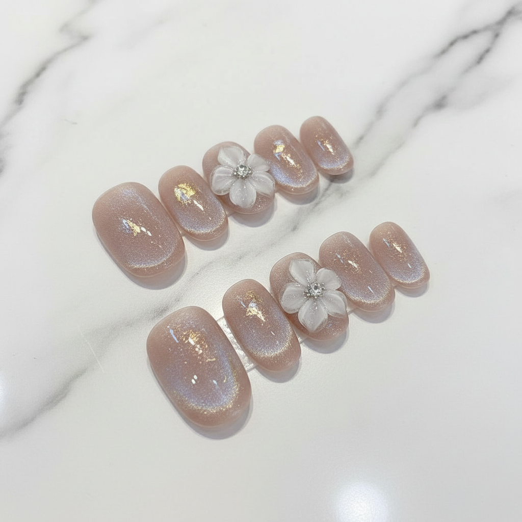 Hero - Full set Aurora Shimmer on marble background