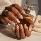 Lifestyle - Dark skin hands holding perfume