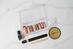Acrylic packaging unboxing kit nail file Luxe Glue adhesive tabs custom press-on nails — LuxepressCo