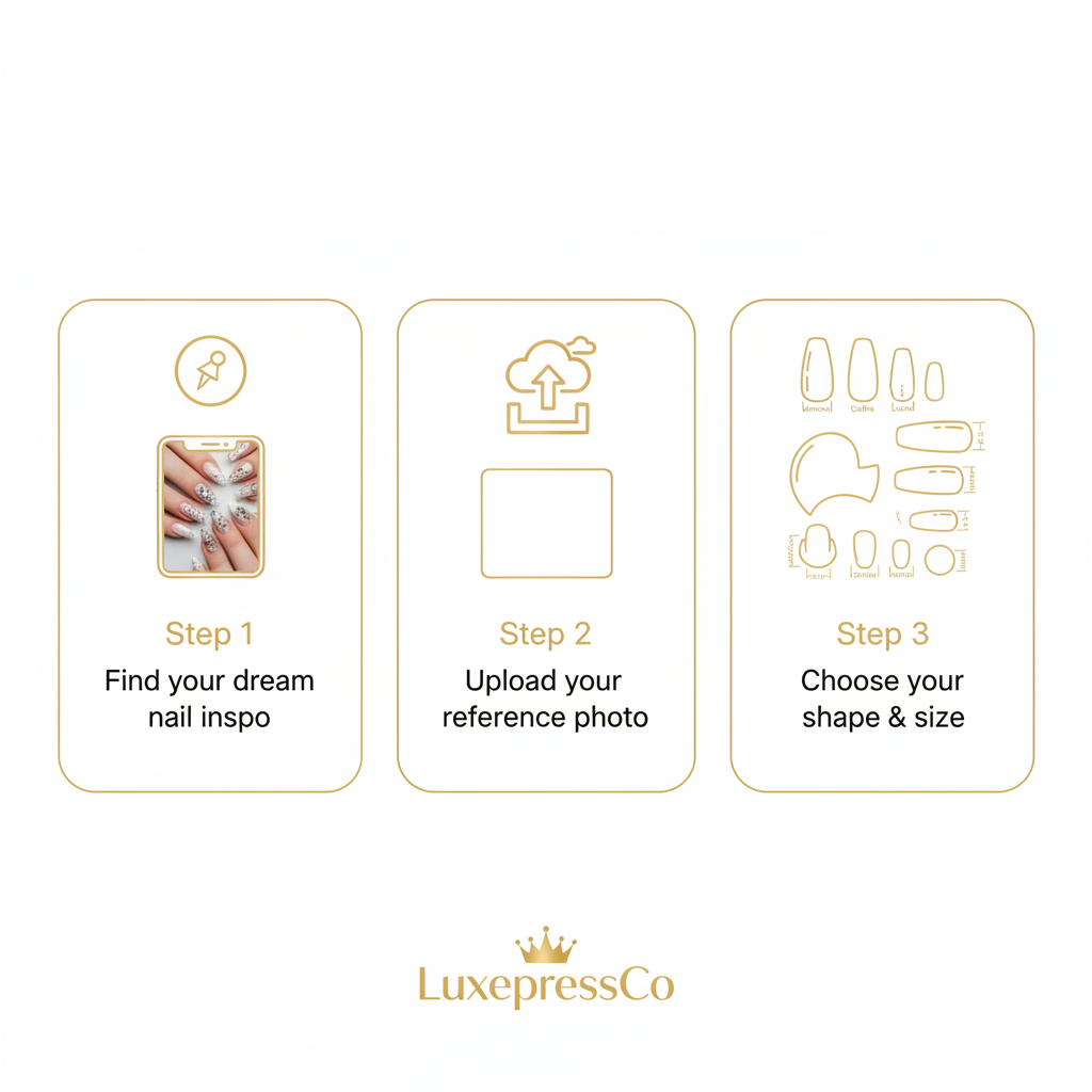 How to order custom press-on nails - 3 simple steps