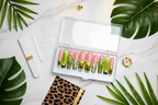 Luxury unboxing acrylic box wild jungle leopard zebra 3D flower press-on nails with accessories — LuxepressCo