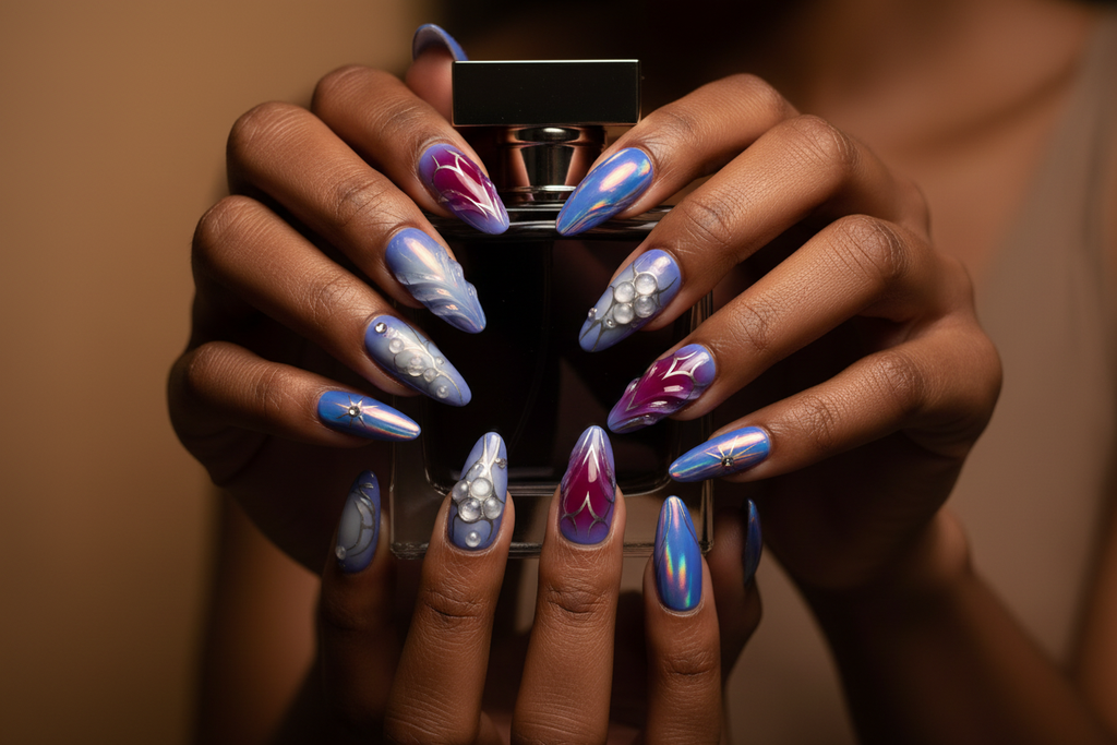 Lifestyle dark skin 10 fingers