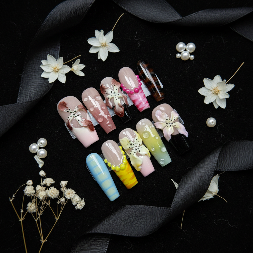 Lily Noir – Flat Lay Collage