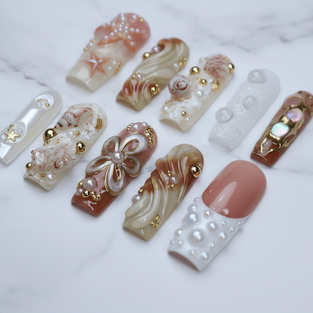 Macro B – White Marble